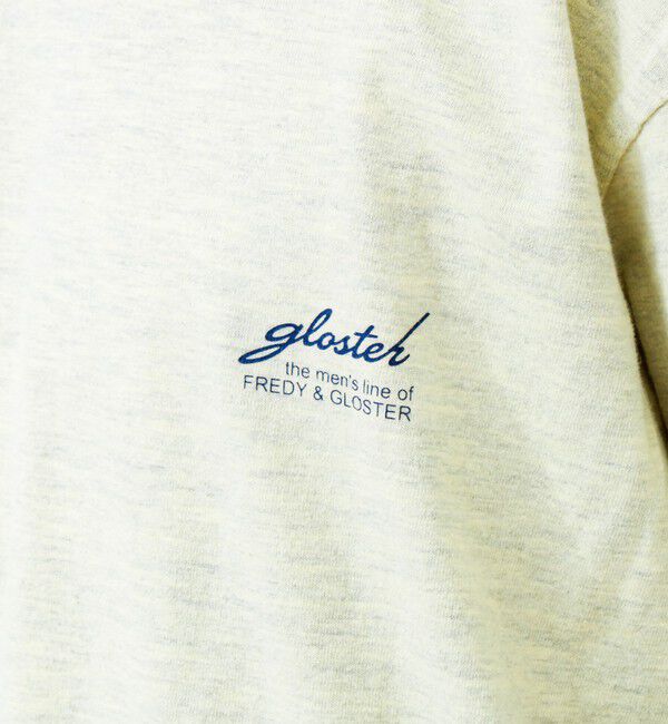 GLOSTER「【SCREEN STARS/スクリーンスターズ】杢ボディ染め 配色ロゴ クルーネックカラーＴシャツ」|Tシャツ・カットソー|