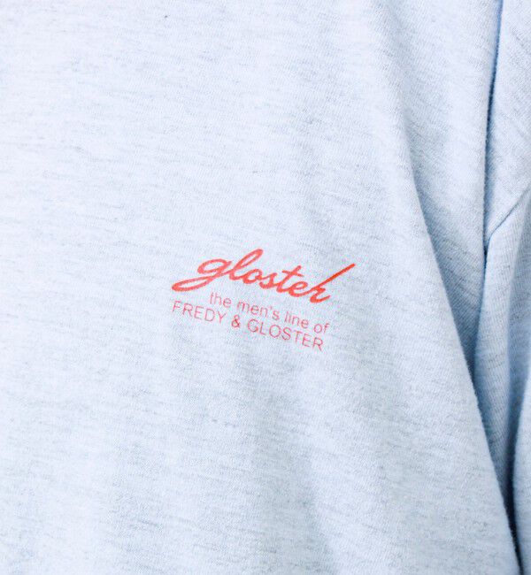 GLOSTER「【SCREEN STARS/スクリーンスターズ】杢ボディ染め 配色ロゴ クルーネックカラーＴシャツ」|Tシャツ・カットソー|