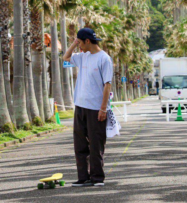 GLOSTER「【SCREEN STARS/スクリーンスターズ】杢ボディ染め 配色ロゴ クルーネックカラーＴシャツ」|Tシャツ・カットソー|
