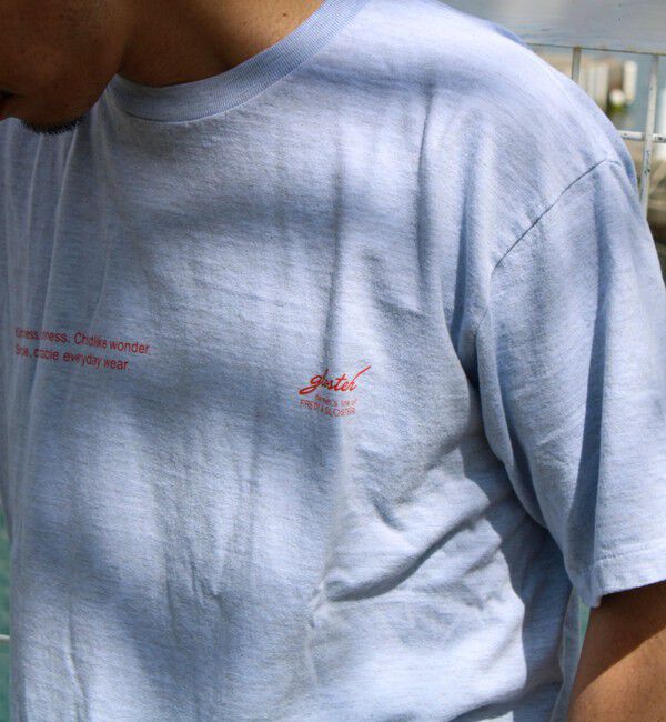 GLOSTER「【SCREEN STARS/スクリーンスターズ】杢ボディ染め 配色ロゴ クルーネックカラーＴシャツ」|Tシャツ・カットソー|