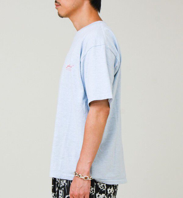 GLOSTER「【SCREEN STARS/スクリーンスターズ】杢ボディ染め 配色ロゴ クルーネックカラーＴシャツ」|Tシャツ・カットソー|