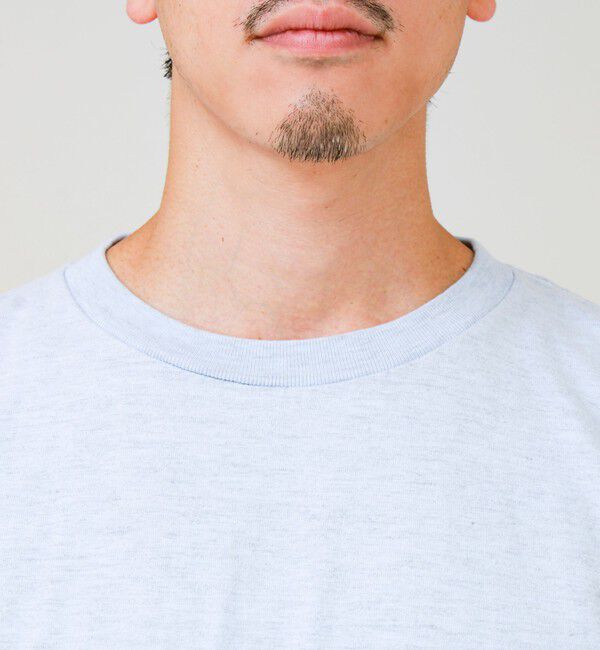 GLOSTER「【SCREEN STARS/スクリーンスターズ】杢ボディ染め 配色ロゴ クルーネックカラーＴシャツ」|Tシャツ・カットソー|