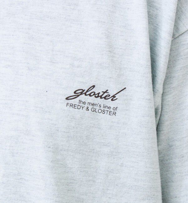 GLOSTER「【SCREEN STARS/スクリーンスターズ】杢ボディ染め 配色ロゴ クルーネックカラーＴシャツ」|Tシャツ・カットソー|