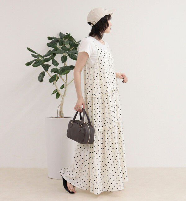 fredy emue「ドットノースリーブワンピース」|ワンピース|