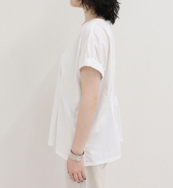 fredy emue「ウエストタックフレンチカットソーブラウス」|Tシャツ・カットソー|