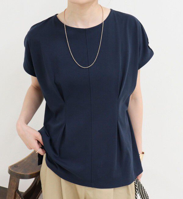 fredy emue「ウエストタックフレンチカットソーブラウス」|Tシャツ・カットソー|