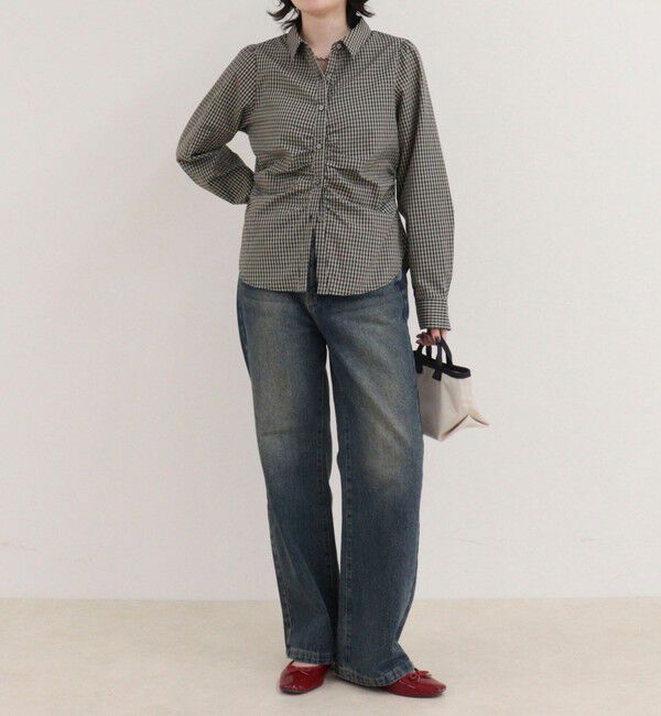 fredy emue「Dual Hem Lace Denim」|デニム|