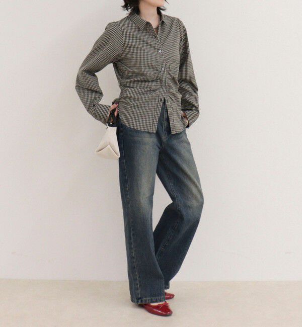 fredy emue「Dual Hem Lace Denim」|デニム|