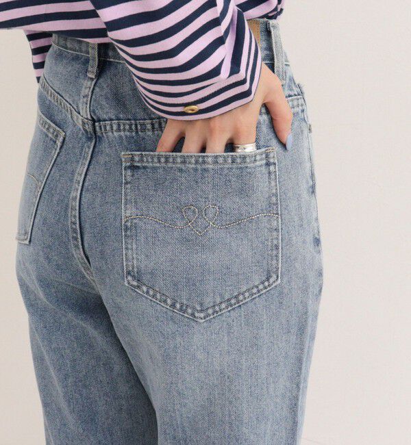 fredy emue「Dual Hem Lace Denim」|デニム|