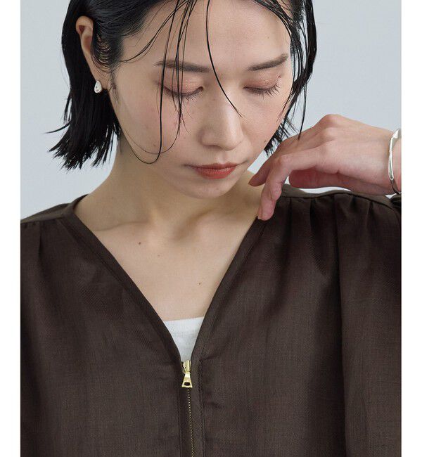 SALON adam et rope'「【WEB限定】ラスターラミーカルゼブルゾン」|ブルゾン・スタジャン|