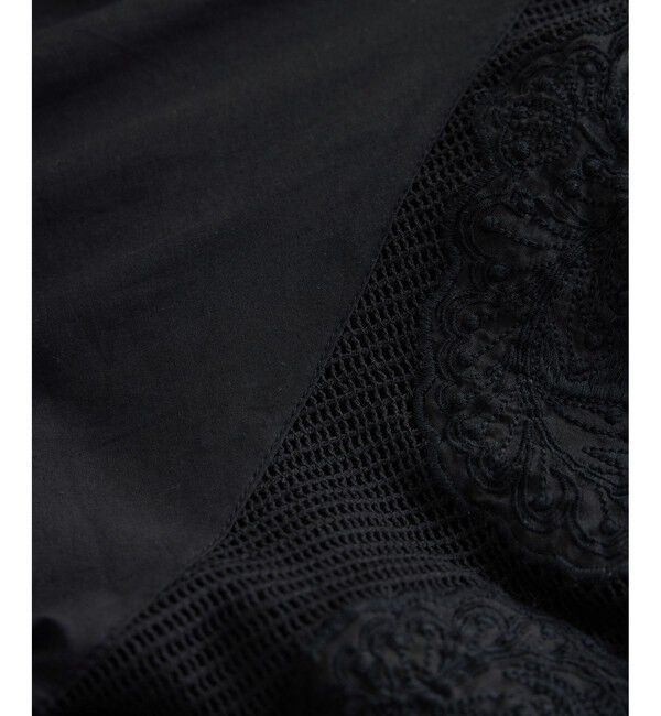 SALON adam et rope'「【WEB限定】ネット刺繍レースワンピース」|ワンピース|