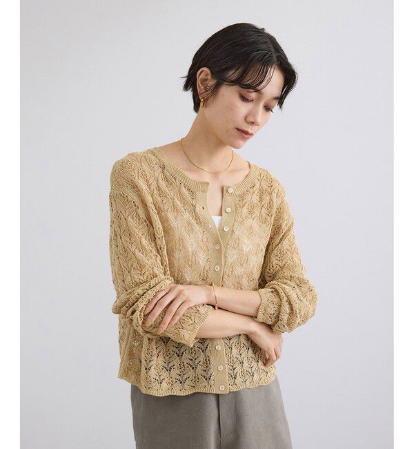 SALON adam et rope'「コードヤーンクロシェカーディガン」|カーディガン|