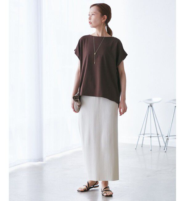 Rope&rsquo;Picnic「マルチファンクション二の腕すっきり見えカットトップス」|Tシャツ・カットソー|