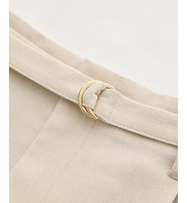 Rope&rsquo;Picnic「【ベストヒット】カナパ ベルト付きワイドパンツ/セットアップ対応・UV・接触冷感」|チノ|