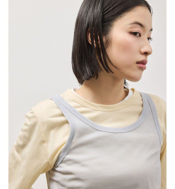 ADAM ET ROPE'「3レイヤードジャージートップス」|Tシャツ・カットソー|