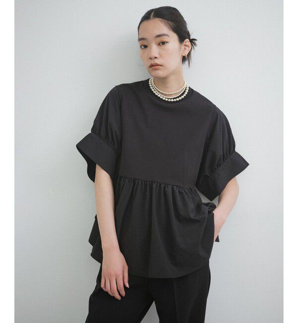 ADAM ET ROPE'「【サステナブル】・【定番】バウンスカフスプルオーバー/接触冷感/UVカット」|Tシャツ・カットソー|