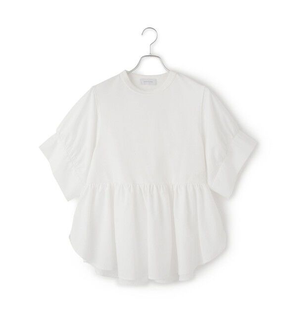 ADAM ET ROPE'「【サステナブル】・【定番】バウンスカフスプルオーバー/接触冷感/UVカット」|Tシャツ・カットソー|