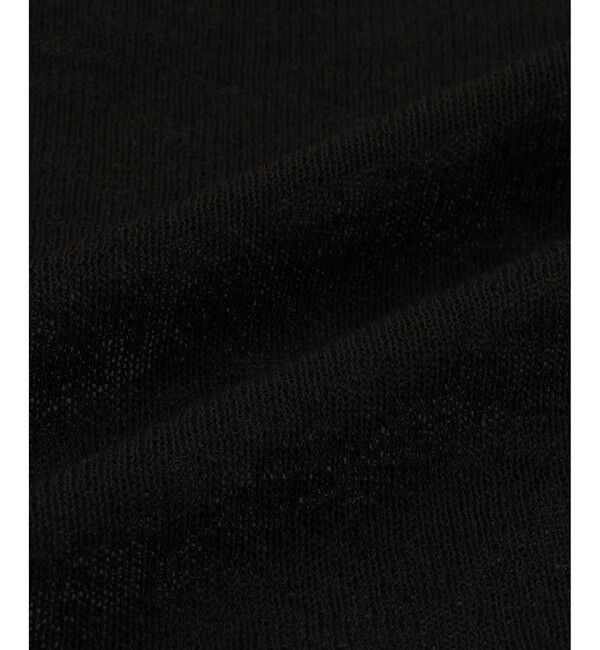 ADAM ET ROPE'「【WEB限定】リネンmixバイカラーシアーニットTシャツ」|Tシャツ・カットソー|