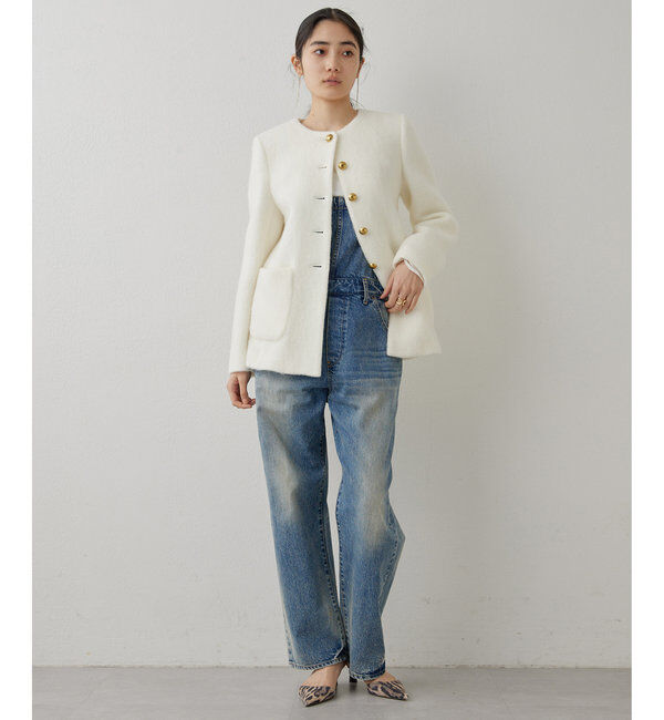  「《人気再販アイテム》DENIM ALL IN ONE２」|ワンピース|