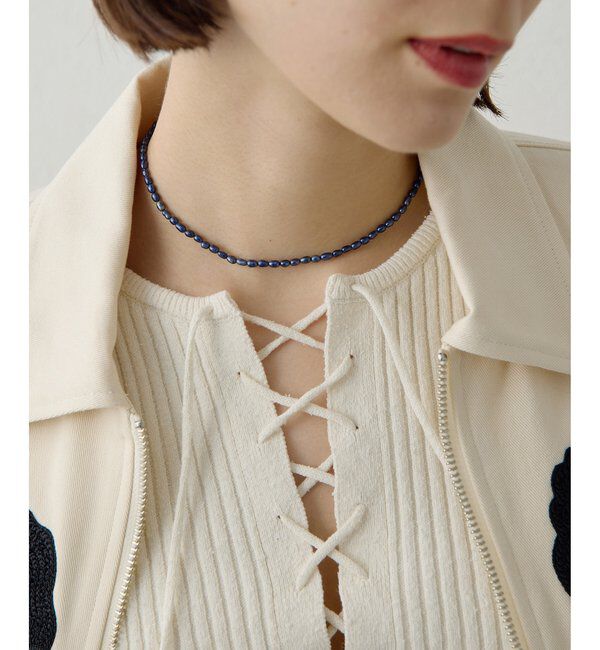 Hoaw.「【Hoaw.】Pearl choker ネックレス」|ネックレス|
