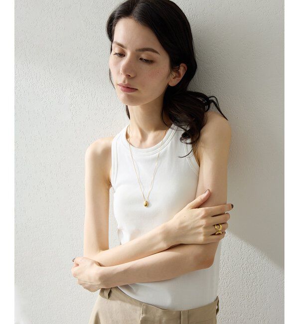 THE PAUSE「【THE PAUSE】カップインタンク」|タンクトップ|