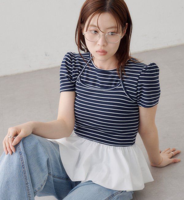  「【マルチウェイ】ホルターバルーンカーデSET」|Tシャツ・カットソー|
