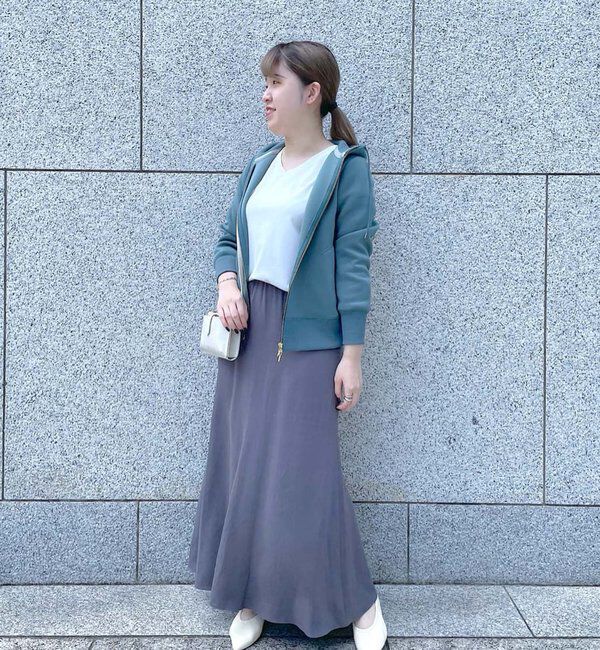  「スポンジダンボールZIPパーカーカットソー」|パーカー|