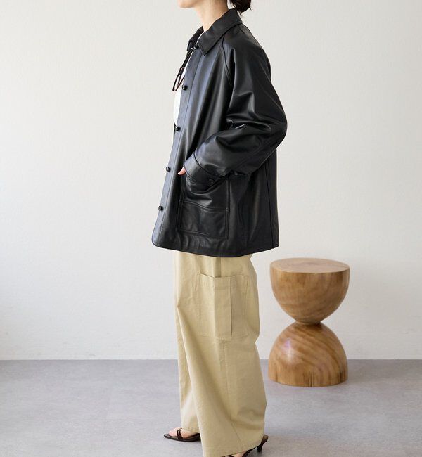  「【MONN.:.】【ラムレザー】レザージャケット」|その他|