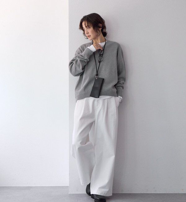  「【A・MONN】【綿100％/洗濯機洗いOK】オーバーロングTシャツ」|Tシャツ・カットソー|