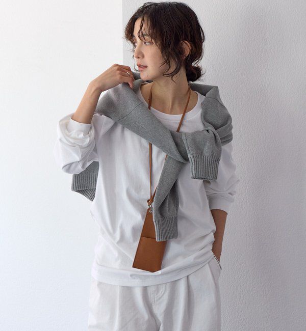  「【A・MONN】【綿100％/洗濯機洗いOK】オーバーロングTシャツ」|Tシャツ・カットソー|