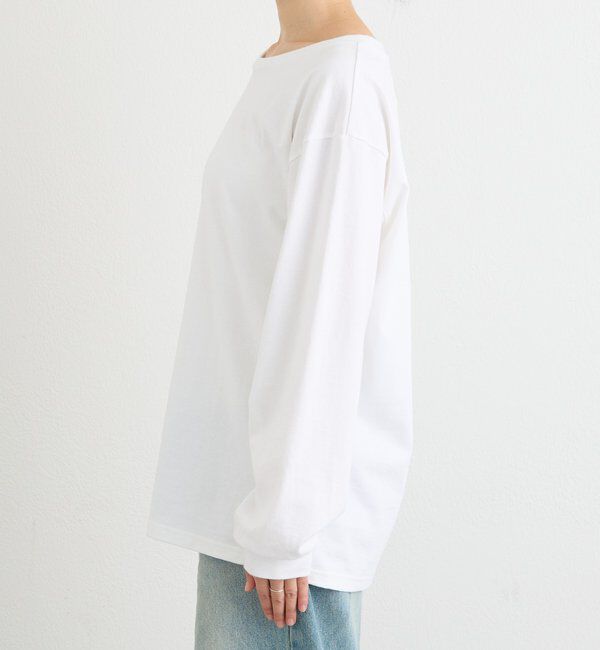 「【A・MONN】【綿100％/洗濯機洗いOK】オーバーロングTシャツ」|Tシャツ・カットソー|
