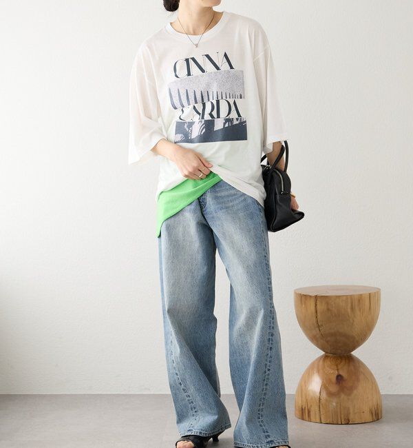  「【A・MONN】【オーバーサイズ/オリジナルロゴ】spice Tee」|Tシャツ・カットソー|