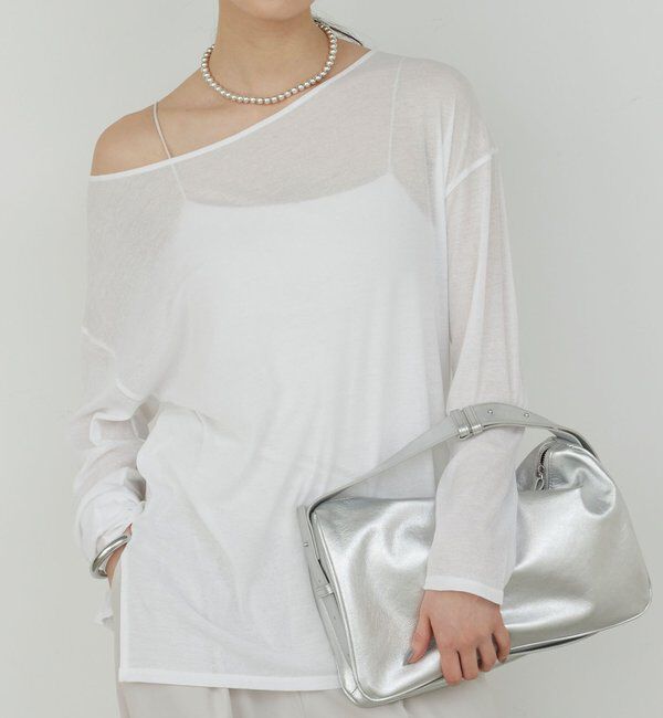  「【La nature linge】オーバーシアーロンT」|Tシャツ・カットソー|