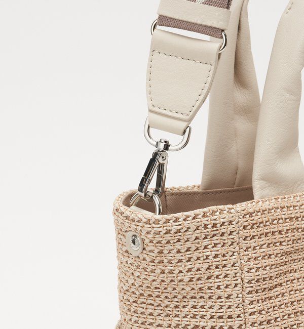  「【Souffle TOTE】ナイロンラフィア2WAYトートバッグ」|トートバッグ|