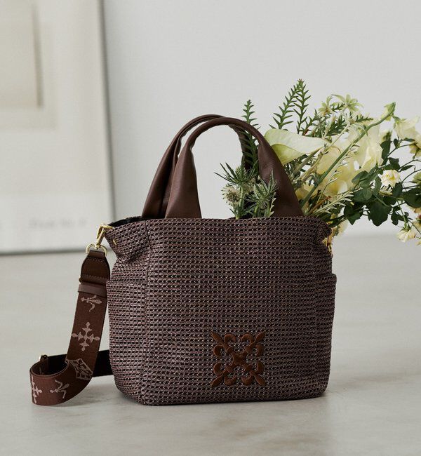  「【Souffle TOTE】ナイロンラフィア2WAYトートバッグ」|トートバッグ|