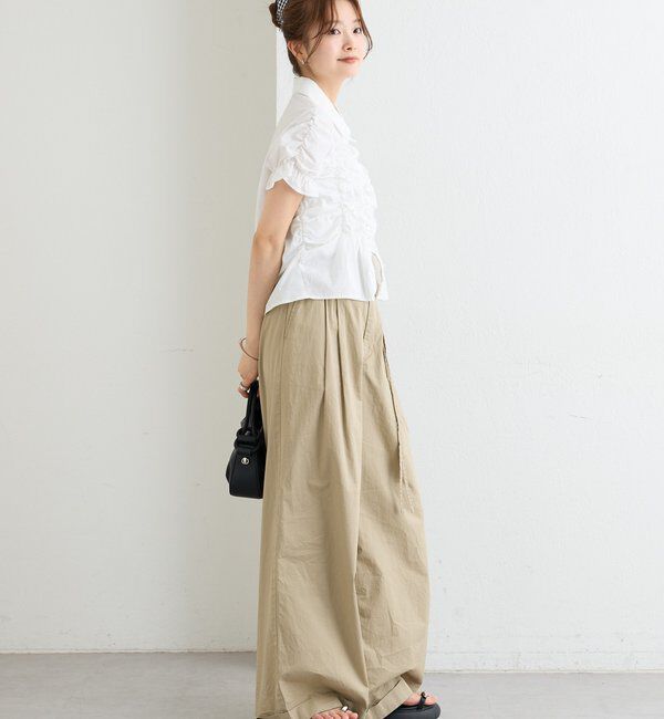  「シャーリングシェイプシャツ」|シャツ・ブラウス|