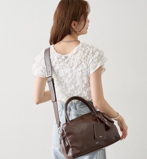  「サイドポケットボストンBAG」|ボストンバッグ|