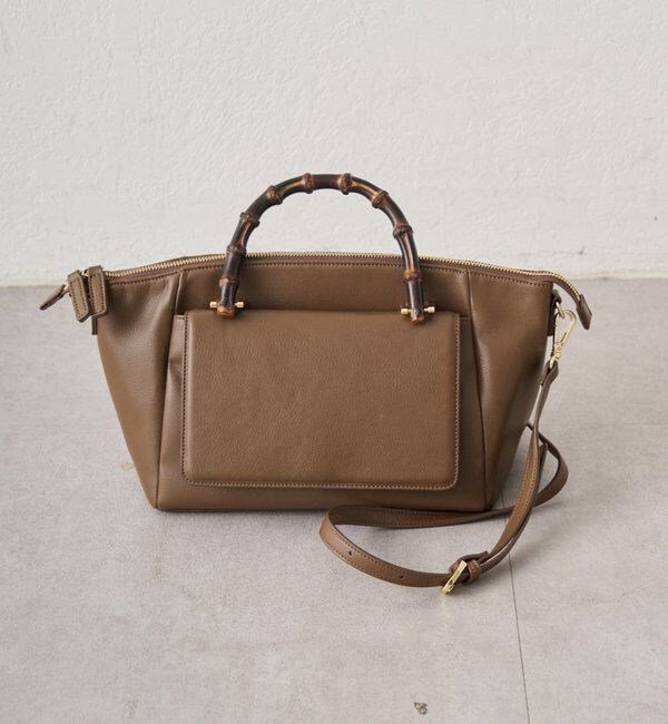  「【GALENA/ガレナ】バンブーハンドルBag」|トートバッグ|