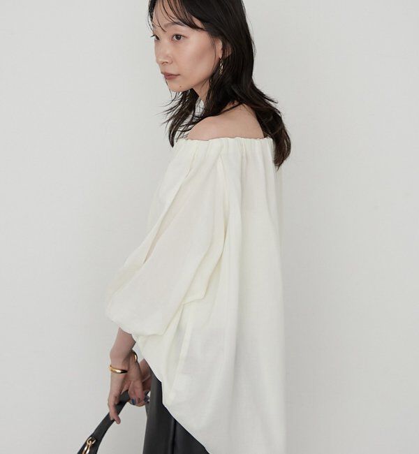  「《セットアップ可》【JAPAN MADE】カラミメッシュオフショルプルオーバー」|シャツ・ブラウス|