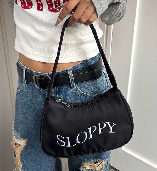  「SLOPPY ロゴショルダーバッグ（無地/カモ/デニム/レオ/ドット）」|ショルダー・メッセンジャー|
