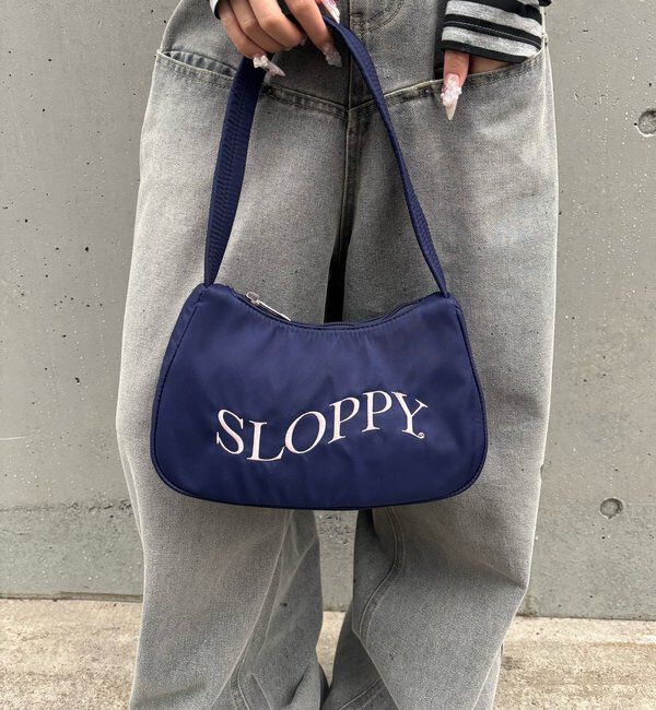  「SLOPPY ロゴショルダーバッグ（無地/カモ/デニム/レオ/ドット）」|ショルダー・メッセンジャー|