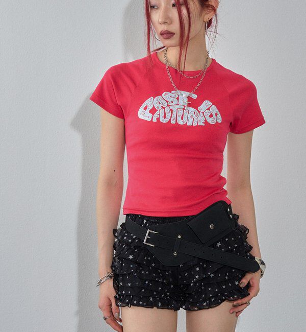  「【WEB限定カラーあり】デフォルメレースロゴチビT」|Tシャツ・カットソー|