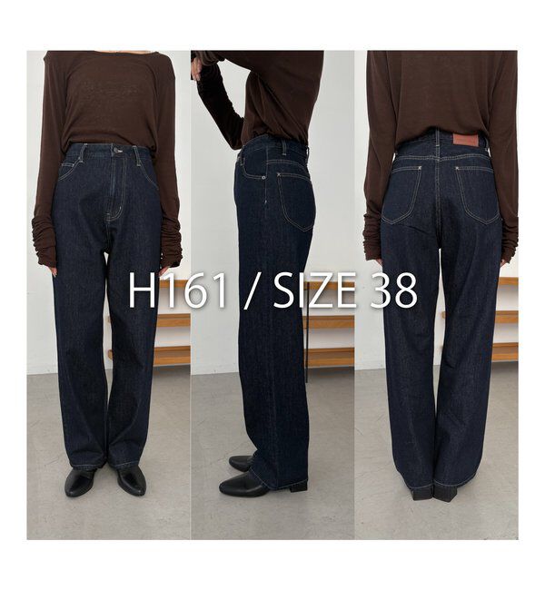  「13ozハイウエストストレートデニム」|デニム|