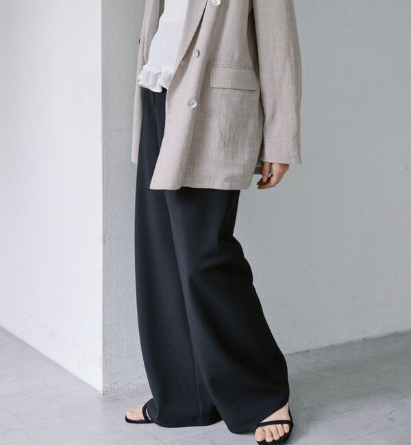  「ダブルクロスワイドパンツ」|チノ|