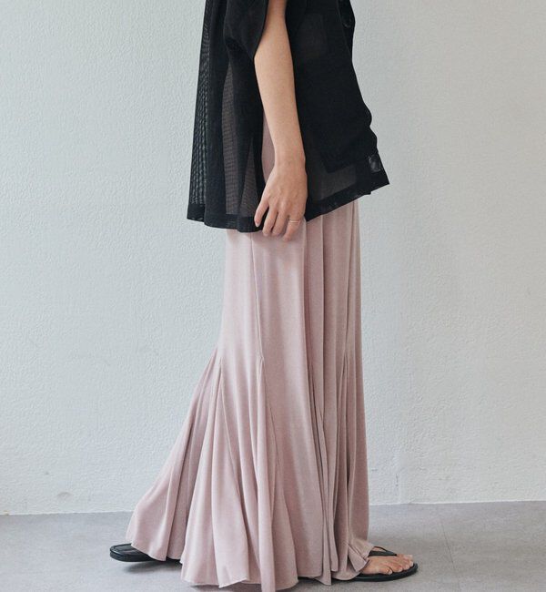  「【再入荷】シアーリブフレアースカート」|スカート|