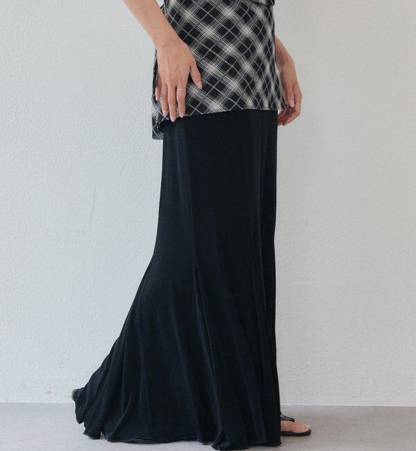  「【再入荷】シアーリブフレアースカート」|スカート|