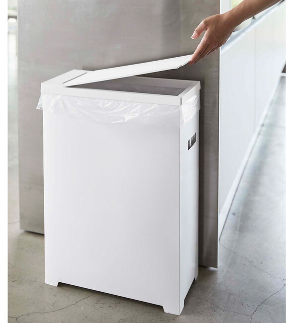 collex「【tower/タワー】スリムゴミ箱 蓋付き 45L対応 分別可能 省スペース」|食器・キッチングッズ|