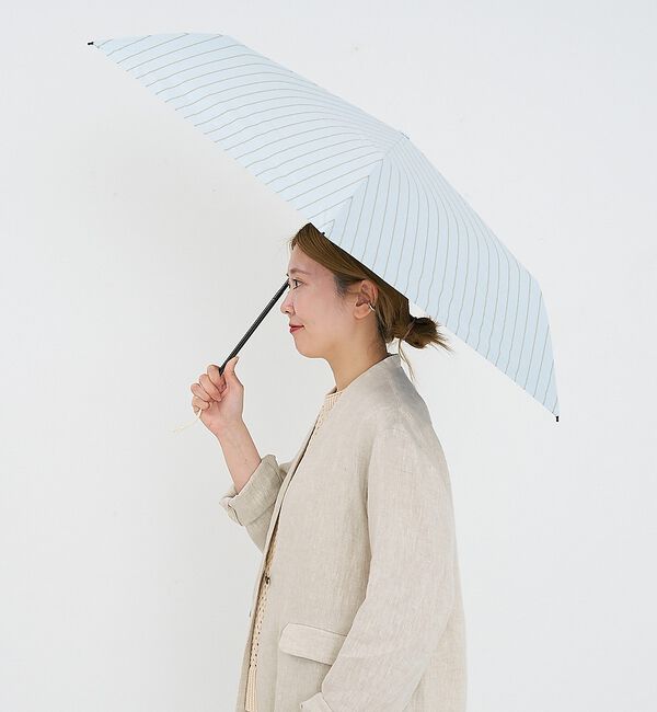 collex「日傘 ストライプ 晴雨兼用 折りたたみ傘 ALL IN UMBRELLA【ass」|傘|