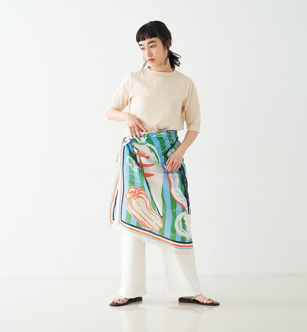 collex「【manipuri/マニプリ】コットンシルクベジインドストール」|マフラー|