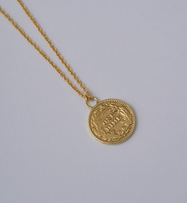 Rouge vif「【Chibi Jewels/チビ・ジュエルズ】コインネックレス One Dime」|ネックレス|